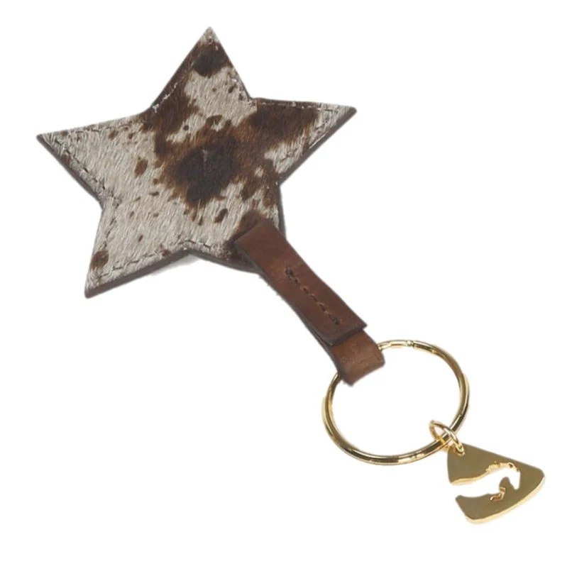 Aubrion Cowhide Keyring - Image 2