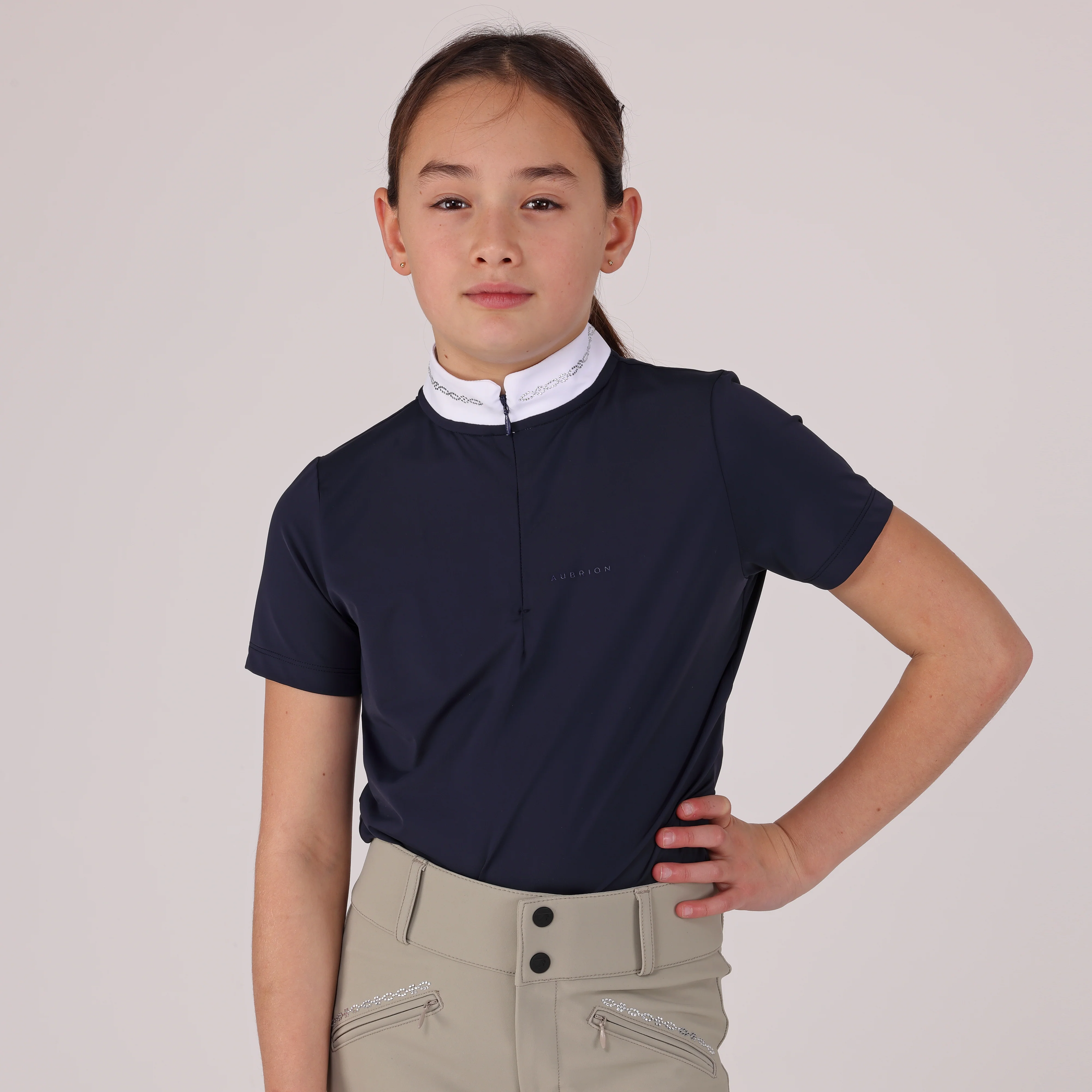Aubrion Optima LX Show Shirt - Young Rider - Image 2