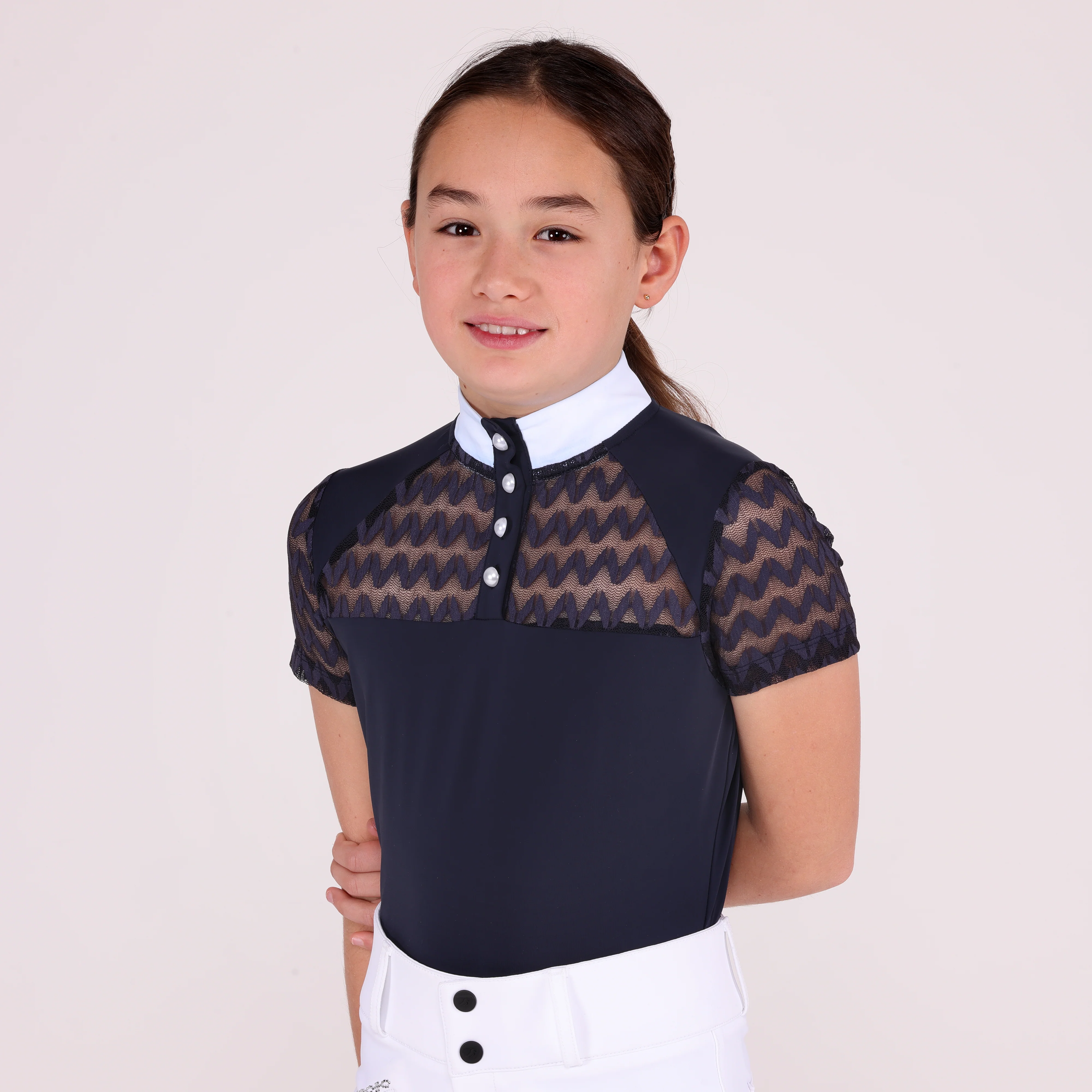 Aubrion Optima VX Show Shirt - Young Rider - Image 2