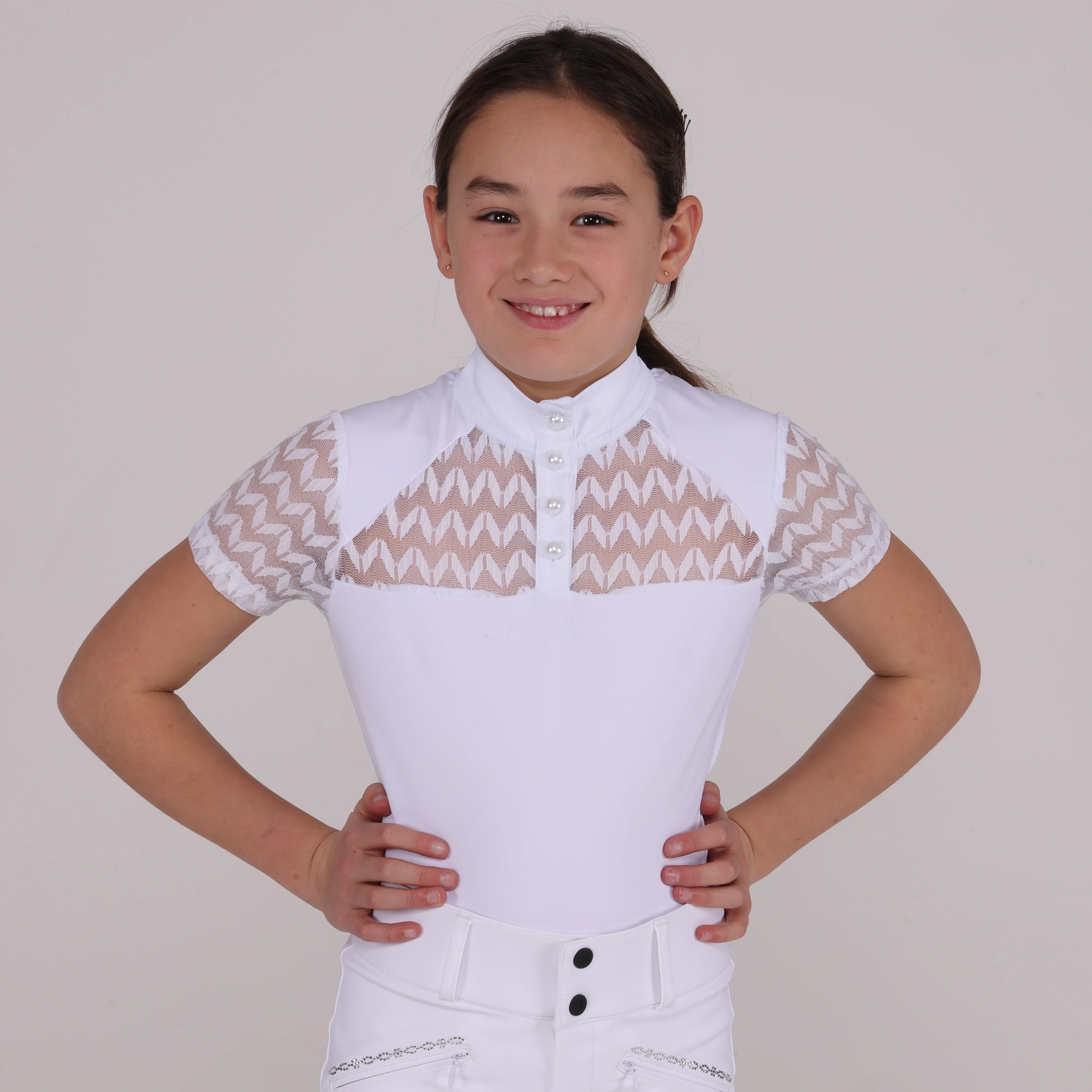 Aubrion Optima VX Show Shirt - Young Rider - Image 3
