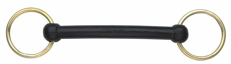 Shires Rubber Covered Overcheck Bradoon